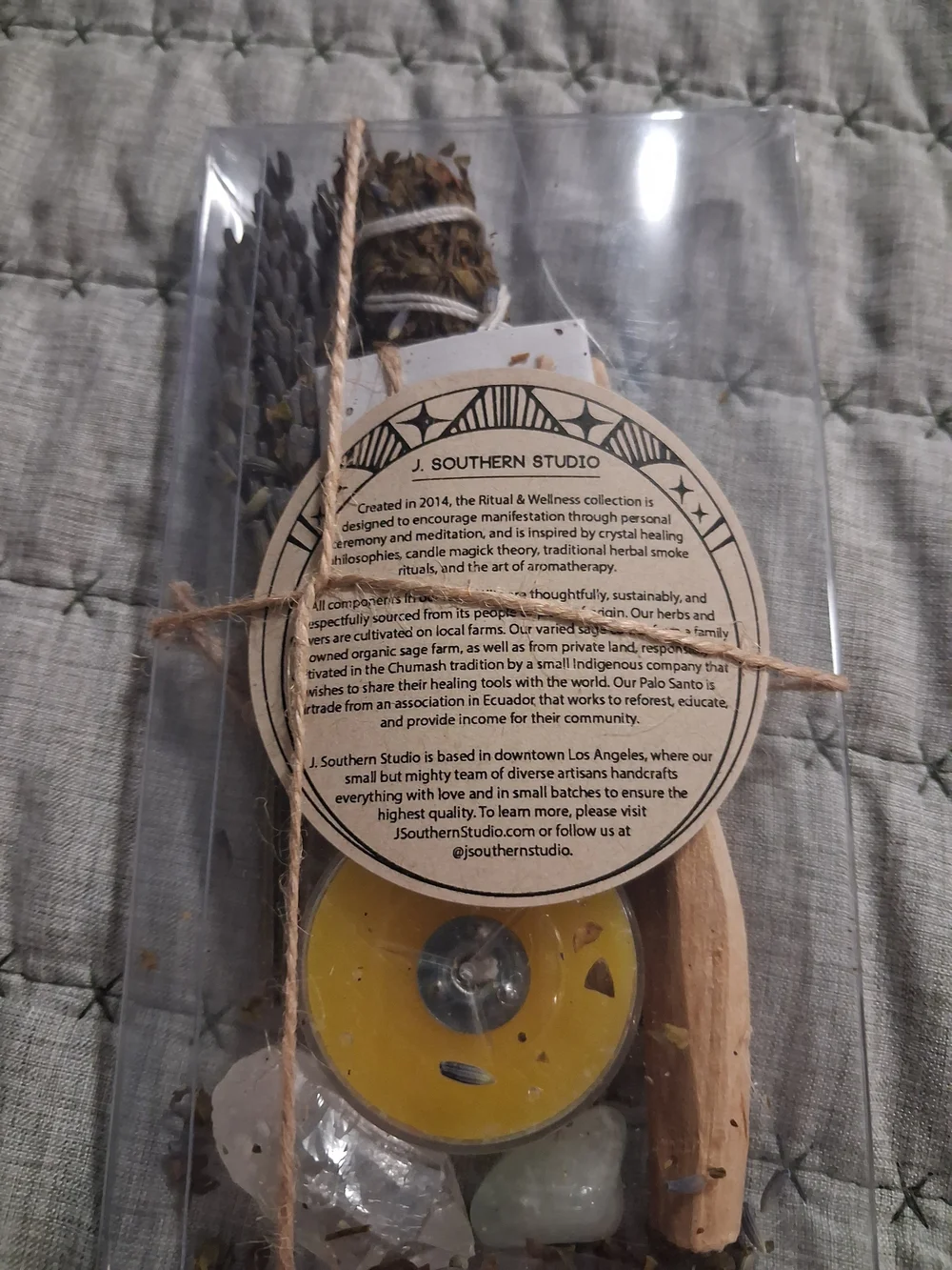 Happiness & Inspiration Yellow Candle Gift Set by